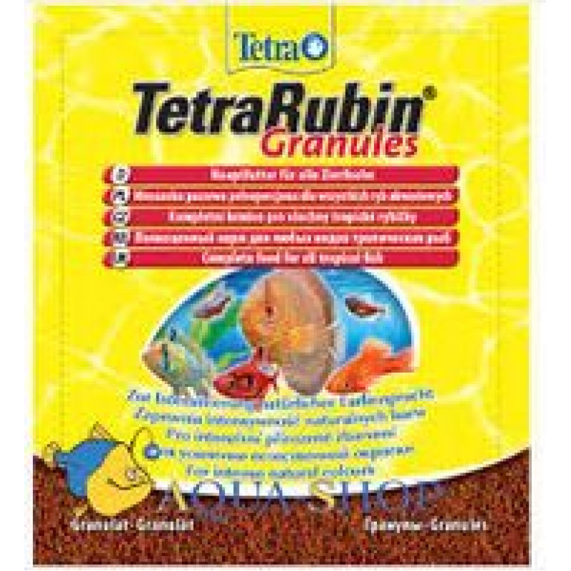 Tetra Rubin полноценный корм для любых видов тропических рыб 12 гр