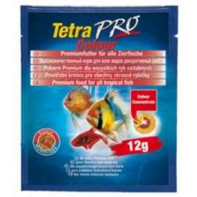 Tetra Pro Colour высококачественный корм для тропических рыб 12 гр