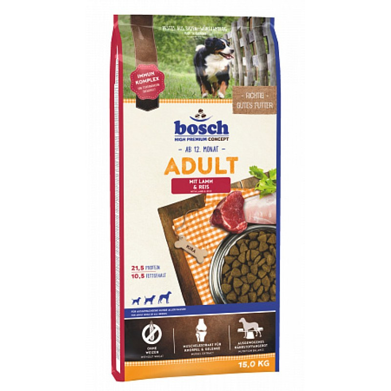 Купить Bosch Adult Lamb & Rice для взрослых собак Ягненок с Рисом 3 кг Bosch в Калиниграде с доставкой (фото)