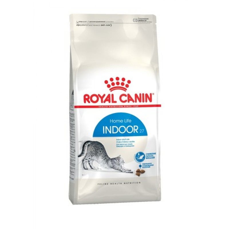 Сухой корм Royal Canin Indoor 27 (Роял Канин Индор 27) для кошек от 1 до 7 лет, живущих в помещении 4 кг