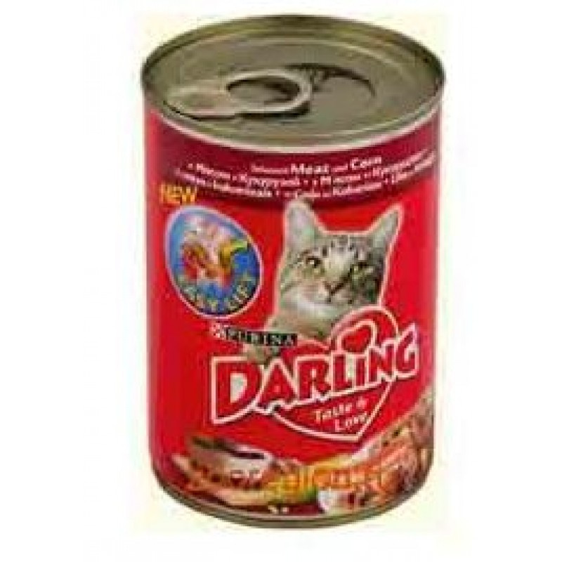 Darling (Дарлинг) Консервы Для Кошек Мясо с Кукурузой 800 гр