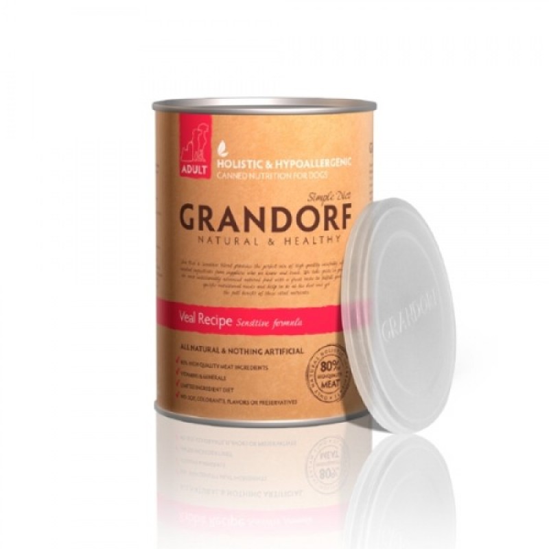 Grandorf Veal - Грандорф телятина для собак - 400 гр