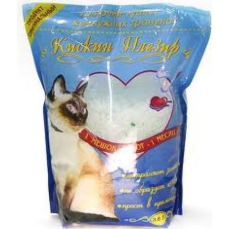 Наполнитель Кискин плезир, силикагелевый, 3,8 л