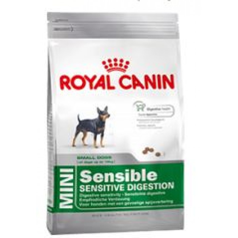 Royal Canin Mini Sensible, Корм для собак с чувствительным пищеварением 800гр