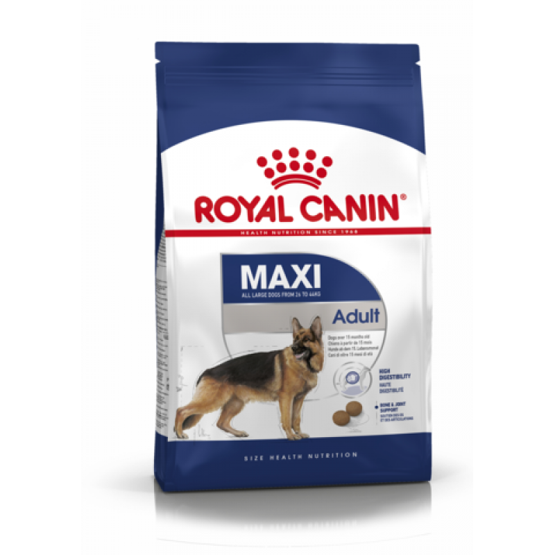 Royal Canin Maxi Adult, Корм для собак от 15/18 месяцев до 5 лет 15 кг