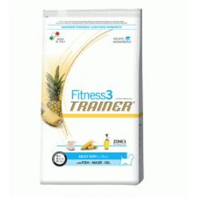 TRAINER FITNESS ADULT MINI FISH-MAIZE для взрослых собак мелких пород на основе рыбы, кукурузы 800 гр