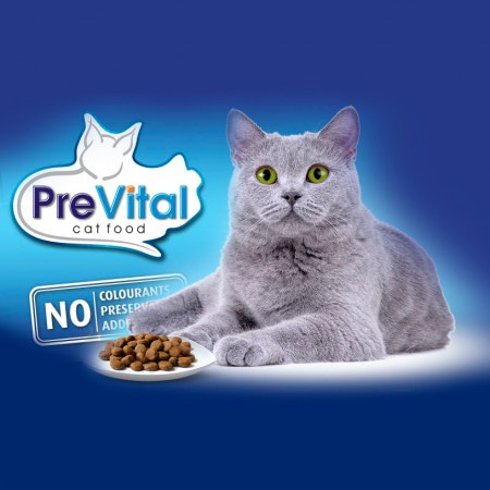 Сухие корма для кошек PreVital (Превитал, Чехия)