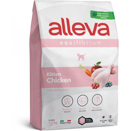 Alleva Equilibrium Kitten корм для котят, беременных и кормящих кошек, 400 гр