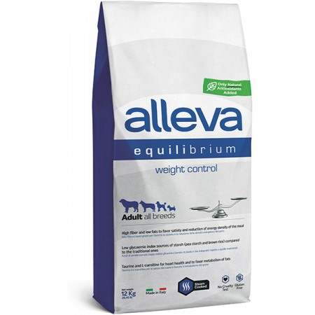 Alleva Equilibrium Weight Control All Breeds Контроль веса корм для взрослых собак всех пород 12 кг