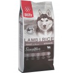 Купить Blitz Sensitive с ягнёнком и рисом сухой корм для взрослых собак всех пород 15 кг Blitz в Калиниграде с доставкой (фото 3)