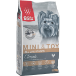 Купить Blitz Classic сухой корм для собак мелких и миниатюрных пород всех возрастов 500 г Blitz в Калиниграде с доставкой (фото)