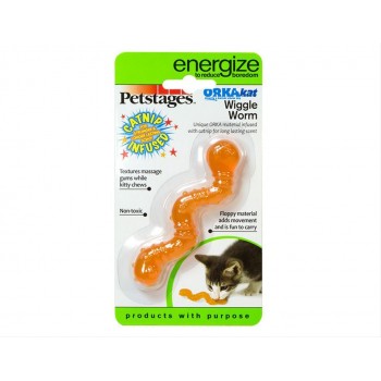 Petstages игрушка для кошек Energize ОPKA червяк 11 см