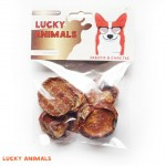 Купить Лакомство для собак и кошек Lucky Animals Медальоны бычьи (семенники) 55 г LuckyDog в Калиниграде с доставкой (фото 2)