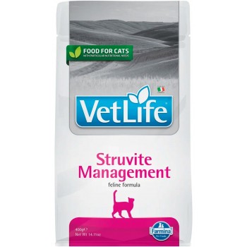 Farmina Vet Life диета для кошек для лечения и профилактики уролитиаза и цистита 400 гр
