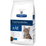 Hill's Prescription Diet z/d сухой диетический гипоаллергенный корм для кошек при пищевой аллергии, 1,5 кг
