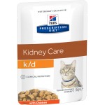 HILLS Prescription Diet k/d Kidney Care консервы для кошек для здоровья почек с курицей 85г