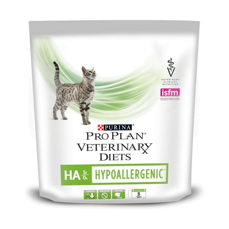 Сухой корм Purina Pro Plan Veterinary Diets HA для кошек с аллергическими реакциями, пакет, 325 г
