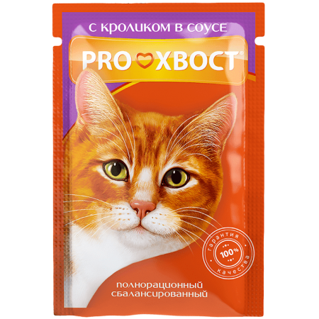 Консервы для кошек Прохвост Кролик, 85 г