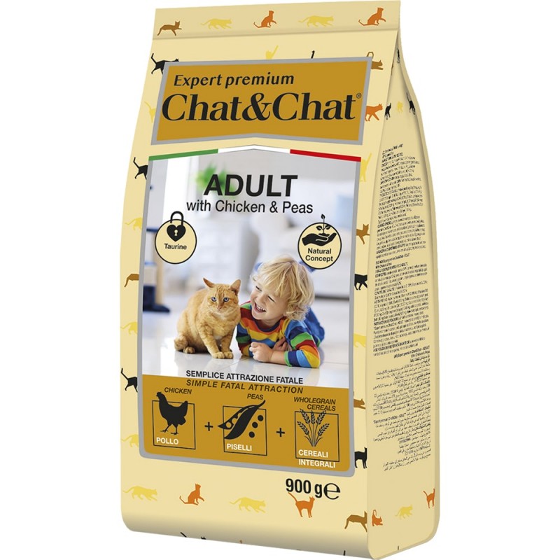 Купить Сухой корм премиум-класса Chat&Chat Expert Premium Adult с курицей для взрослых кошек 900 гр Chat&Chat в Калиниграде с доставкой (фото)