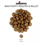 Сухой корм супер-премиум класса Chicopee (Чикопи) CNL Classic Nature Line Puppy Maxi Poultry & Millet с птицей и просом для щенков и юниоров крупных пород собак 2 кг