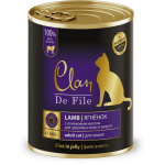 Купить CLAN De File консервы супер-премиум класса для кошек Ягненок, 340 гр Clan в Калиниграде с доставкой (фото)