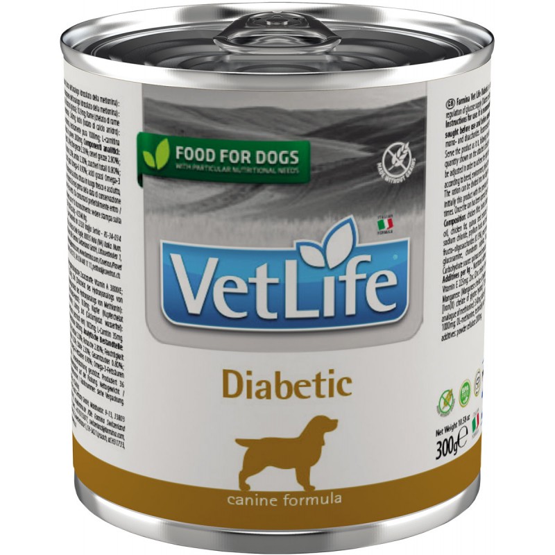 Купить Консервы Farmina Vet Life Canin Diabetic для собак при сахарном диабете, для снижения веса, 300 гр Farmina Vet Life в Калиниграде с доставкой (фото)