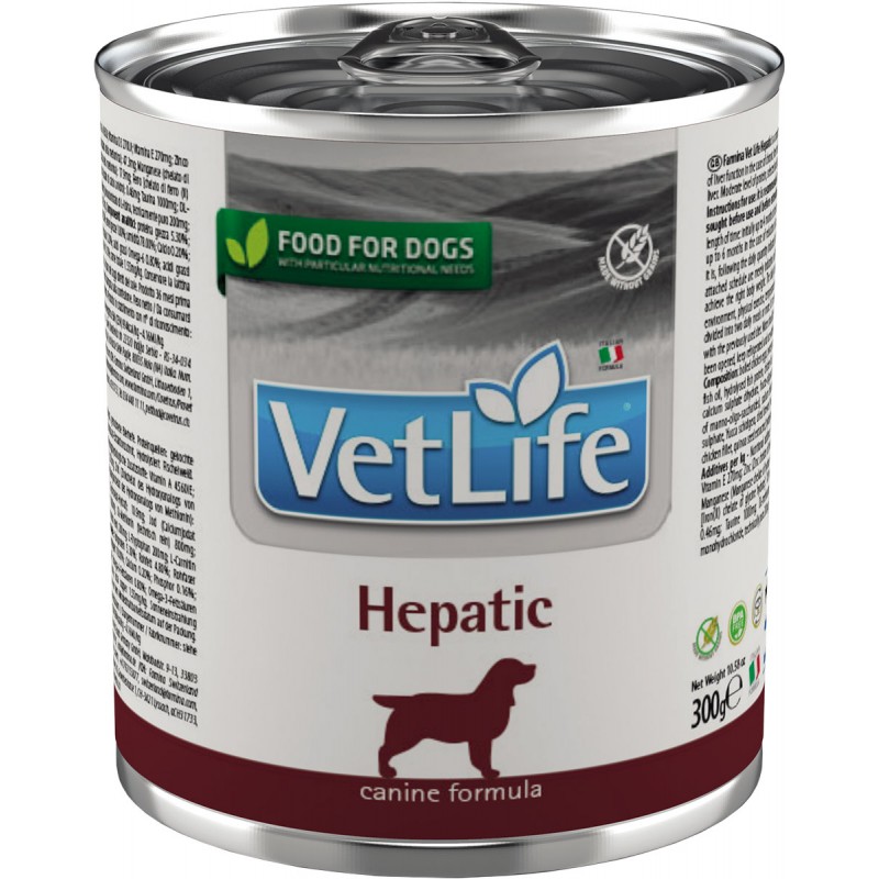 Купить Консервы Farmina Vet Life Canin Hepatic для взрослых собак при заболеваниях печени, 300 гр Farmina Vet Life в Калиниграде с доставкой (фото)