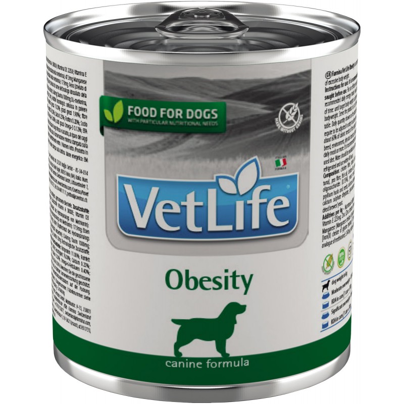 Купить Консервы Farmina Vet Life Canin Obesity для взрослых собак при ожирении, 300 гр Farmina Vet Life в Калиниграде с доставкой (фото)