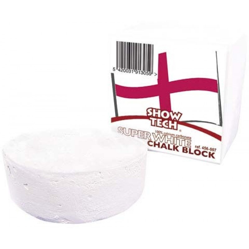 Купить SHOW TECH English Chalk Block Super White мелок супер белый из кальция круглый в коробочке 55 г SHOW TECH в Калиниграде с доставкой (фото)