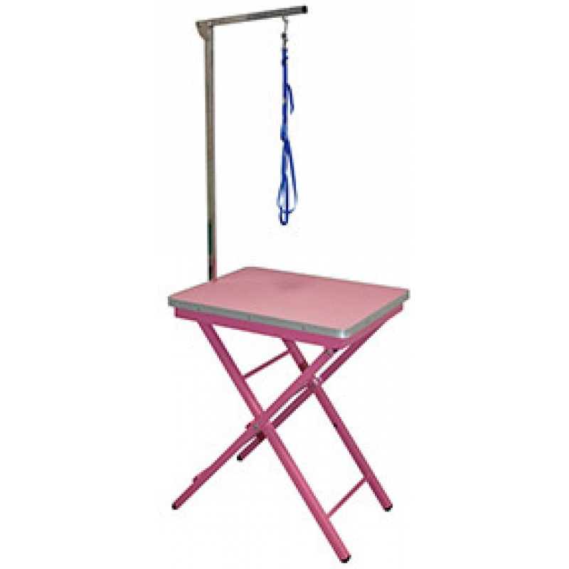 Купить GROOM-X Ringside Table грумерский стол 60x45x73-82см, цвет розовый SHOW TECH в Калиниграде с доставкой (фото)