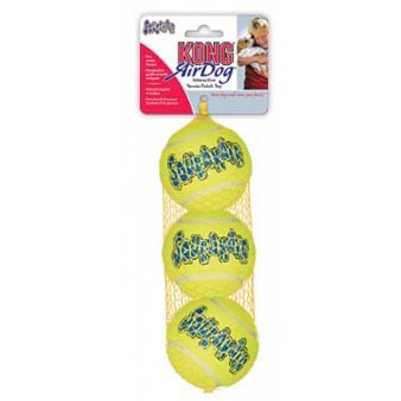 KONG игрушка для собак Air Теннисный мяч средний 6 см, 3 шт