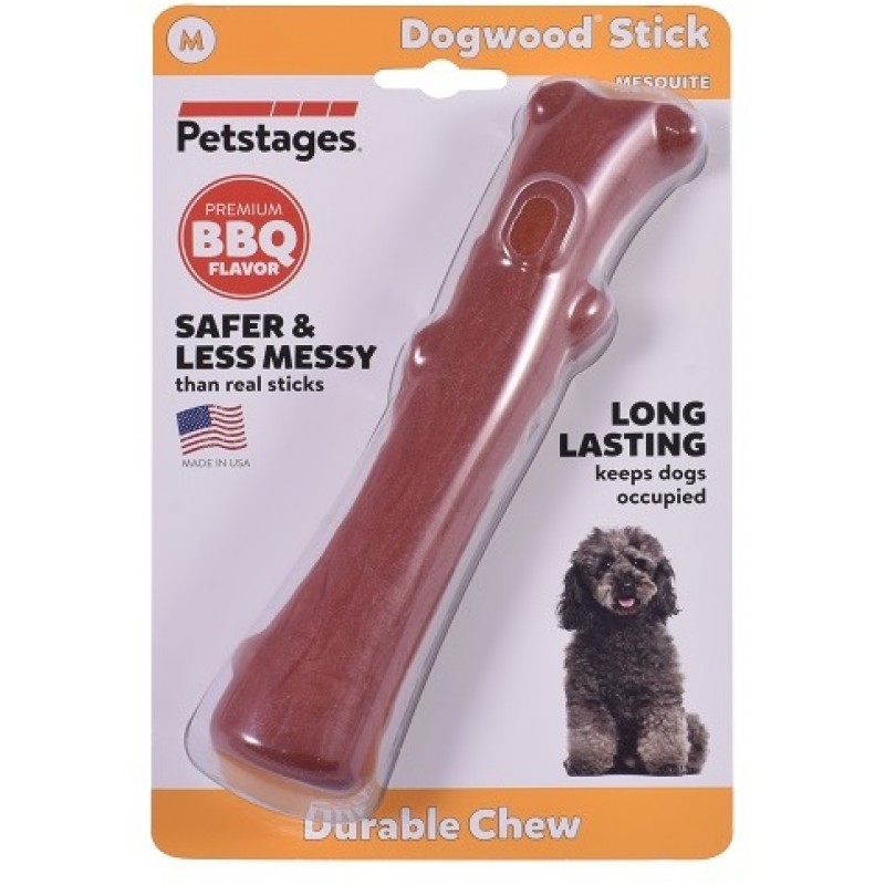 Купить Petstages игрушка для собак Mesquite Dogwood с ароматом барбекю 18 см средняя Petstages в Калиниграде с доставкой (фото)