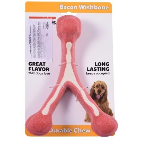 Petstages игрушка для собак Wishbone 21 см с ароматом бекона