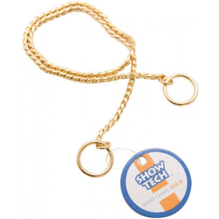 SHOW TECH металлическая шоу цепочка-кобра 50 см х 3 мм золотая
