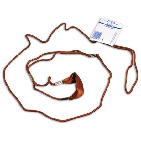 SHOW TECH шелковая ринговка 3/150 мм с подкладкой под шею коричневая