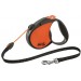 flexi рулетка Limited Edition Neon Reflect M трос 5 м, для выгула собак весом до 20 кг, оранжевый