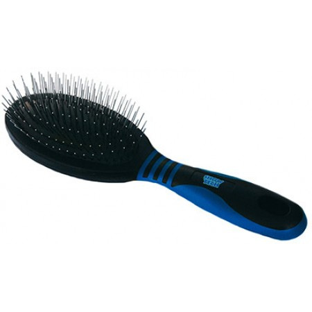 SHOW TECH Pin brush щетка массажная с прорезиненной ручкой, с длинными шпильками 2,5 см