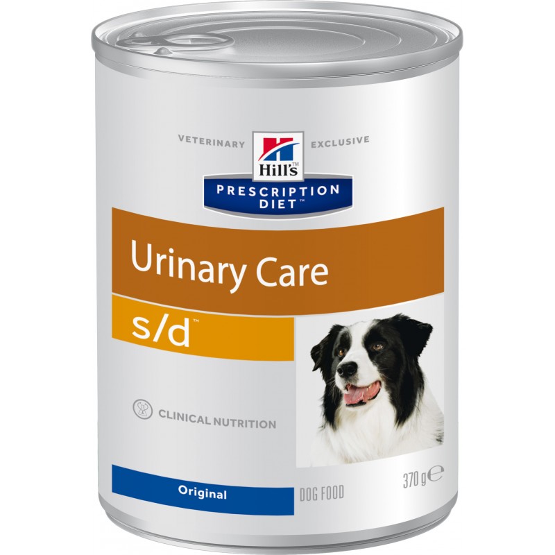 Корм для собак HILLS Prescription Diet s/d UrinaryCare для мочевыводящих путей консервированный 370г