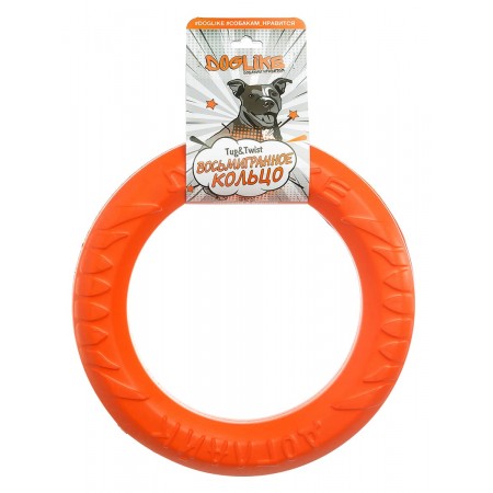 Doglike M для собак средних пород (рост 40-56 см и вес 10-20 кг) кольцо 8-гранное, оранжевое ⌀265 мм