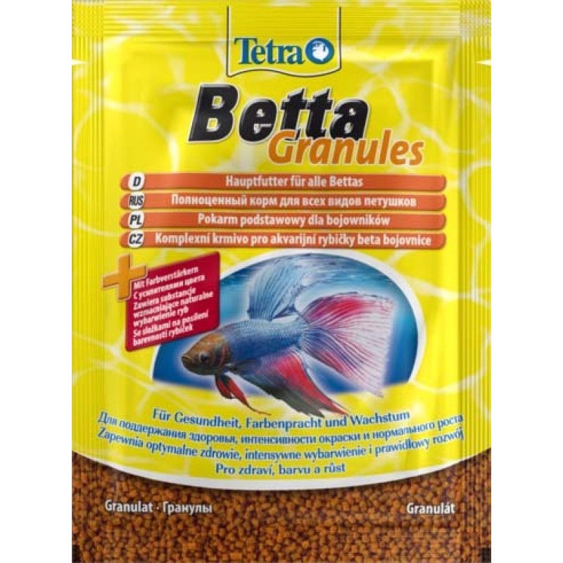 TetraBetta Granules корм для рыб в гранулах 5 г