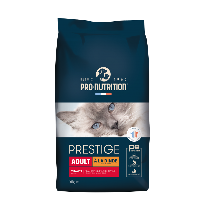 Купить Сухой корм для взрослых кошек Pro-Nutrition Flatazor Prestige Cat ADULT WITH TURKEY, с индейкой, 10 кг Flatazor в Калиниграде с доставкой (фото)