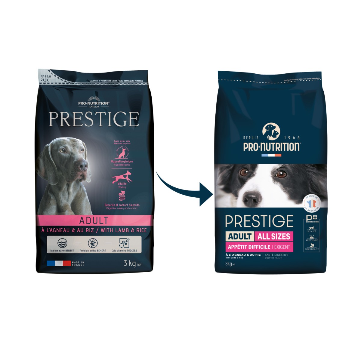 🥇2484 р. Скидка! Старая цена 2615 р.. – Сухой корм для собак Pro-Nutrition  Flatazor Prestige Dog Adult WITH LAMB AND RICE, 3 кг купить в Калининграде  с доставкой 🐈 Интернет-зоомагазин «КАТИКО»