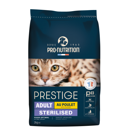 Корм на развес для стерилизованных кошек Pro-Nutrition Flatazor Prestige Cat ADULT STERILIZED WITH CHICKEN, 500 гр