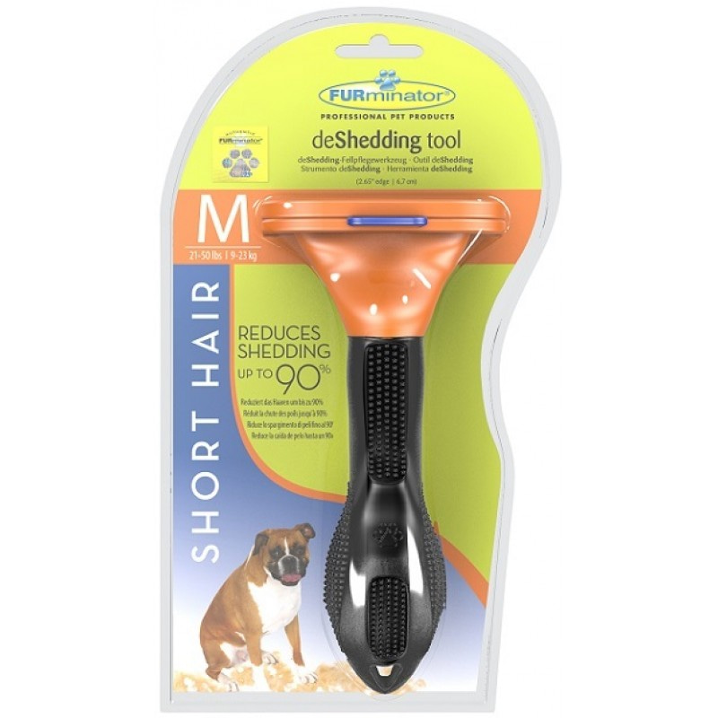 Купить FURminator для собак средних короткошерстных пород Short Hair Medium Dog 7 см FURminator в Калиниграде с доставкой (фото)
