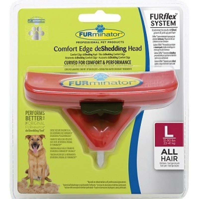 FURminator FURflex насадка против линьки L, для собак крупных пород