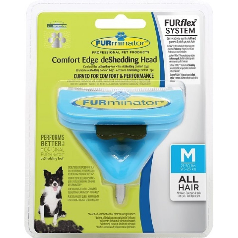 FURminator FURflex насадка против линьки M, для собак средних пород