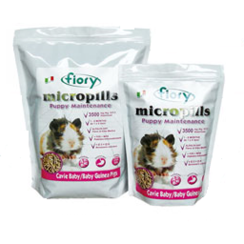 FIORY корм для морских свинок 1-6 мес Micropills Baby Guinea Pigs 850 г