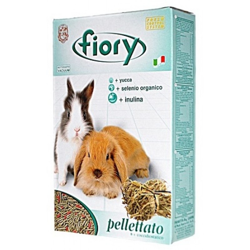 Купить FIORY корм для кроликов Pellettato гранулированный 25 кг Fiory в Калиниграде с доставкой (фото)