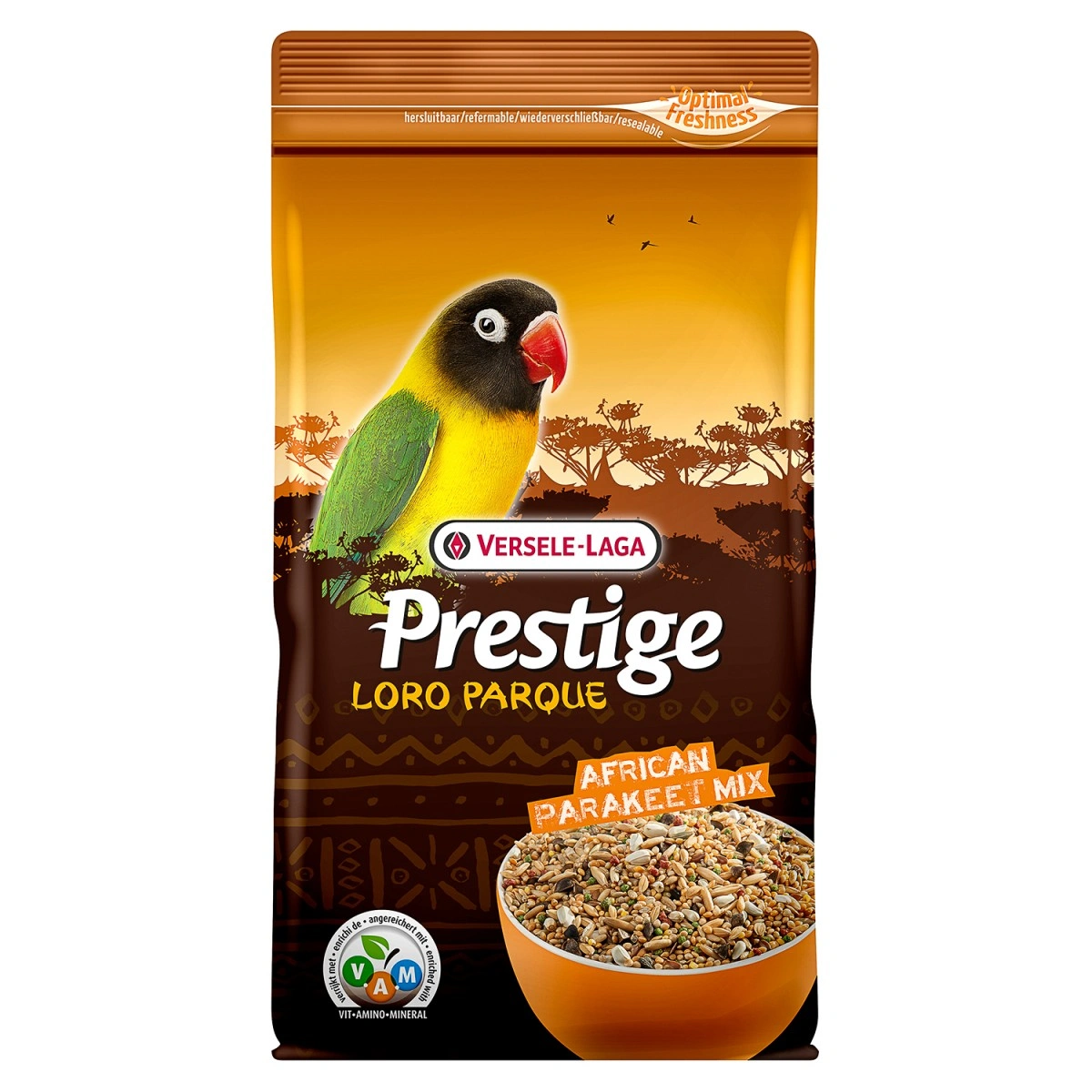 VERSELE-LAGA корм для средних попугаев Prestige PREMIUM African Parakeet  Loro Parque Mix 1 кг