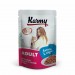 Karmy Adult влажный корм взрослых для кошек с лососем в соусе, в паучах - 80 г